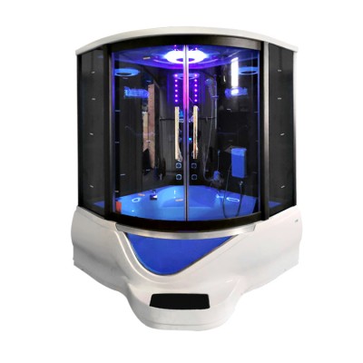 Freestanding enclosed personal wet steam massage steam room