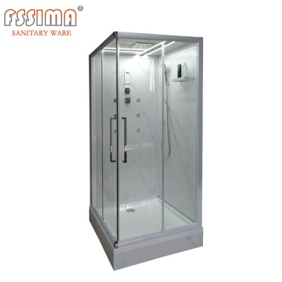 High quality and best selling big steam shower room luxury Aluminium Alloy Frame Bathroom Shower Bath Combo shower cabin